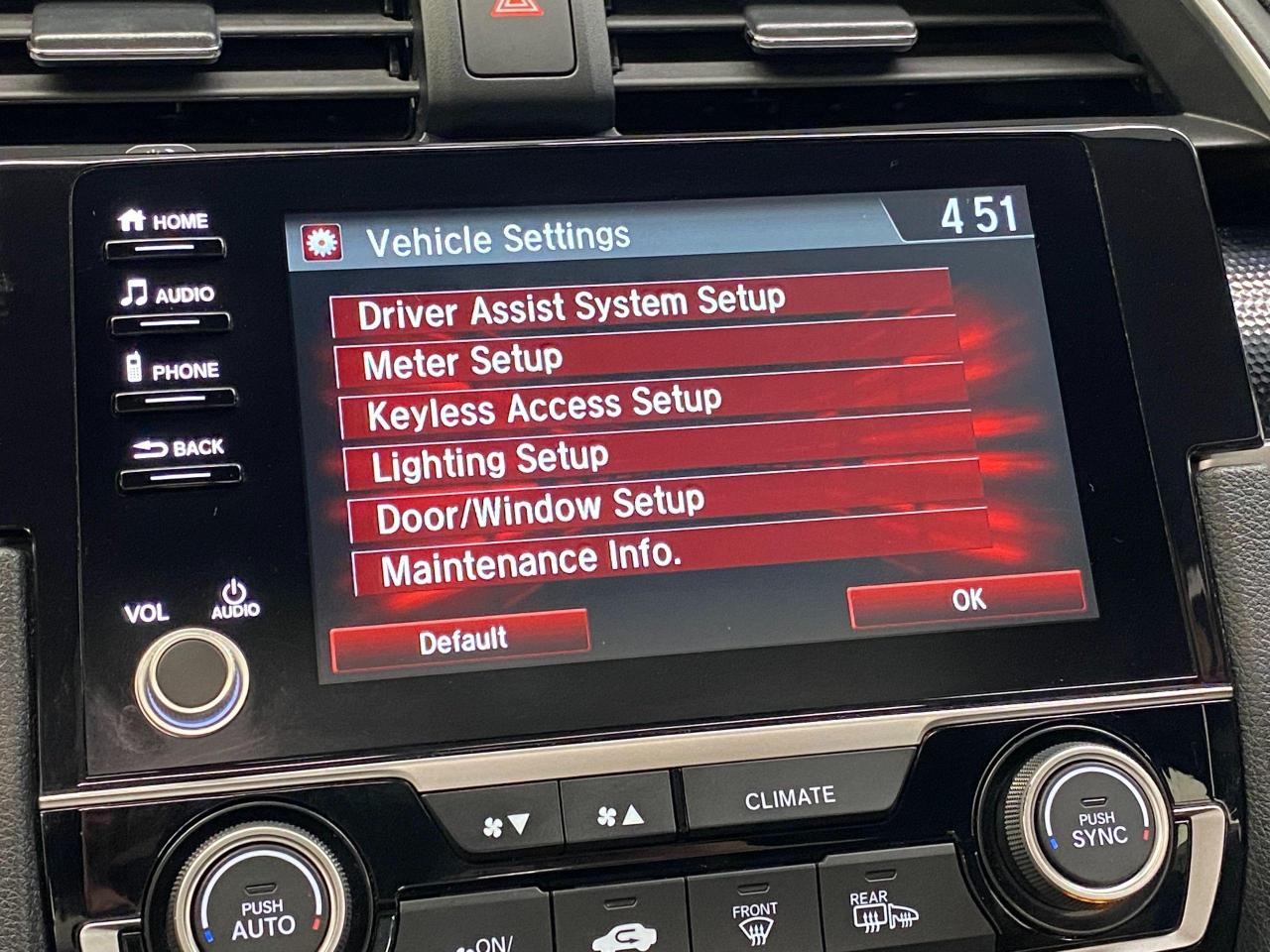 2019 Honda Civic Sport+Lane Keep+Camera+Roof+CLEAN CARFAX - Photo #35