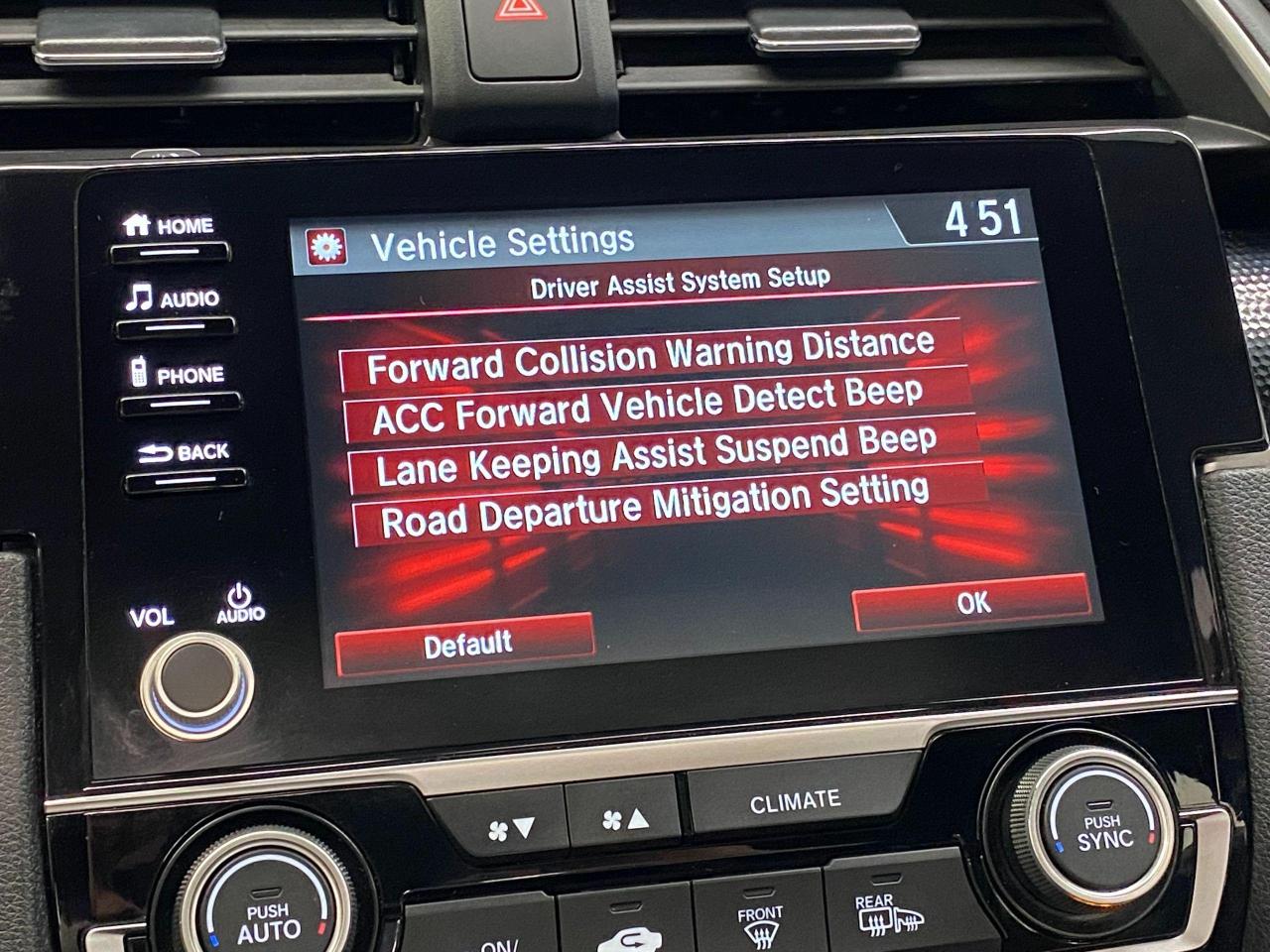 2019 Honda Civic Sport+Lane Keep+Camera+Roof+CLEAN CARFAX - Photo #36
