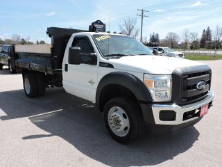 Used 2016 Ford F-550 XL Diesel 12 foot dump bed 4X4 Only 74000 km's for sale in Gorrie, ON