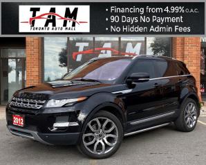 Used 2012 Land Rover Evoque Prestige Premium NAVI Pano Sunroof 360Cam Clean Carfax for sale in North York, ON