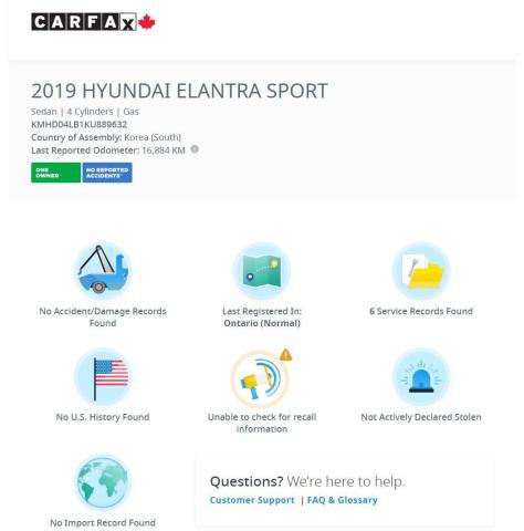 2019 Hyundai Elantra Sport+Leather+Roof+LED Lights+CLEAN CARFAX Photo14