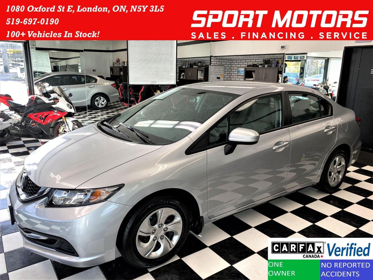 2014 Honda Civic LX+Bluetooth+Heated Seats+A/C+CLEAN CARFAX