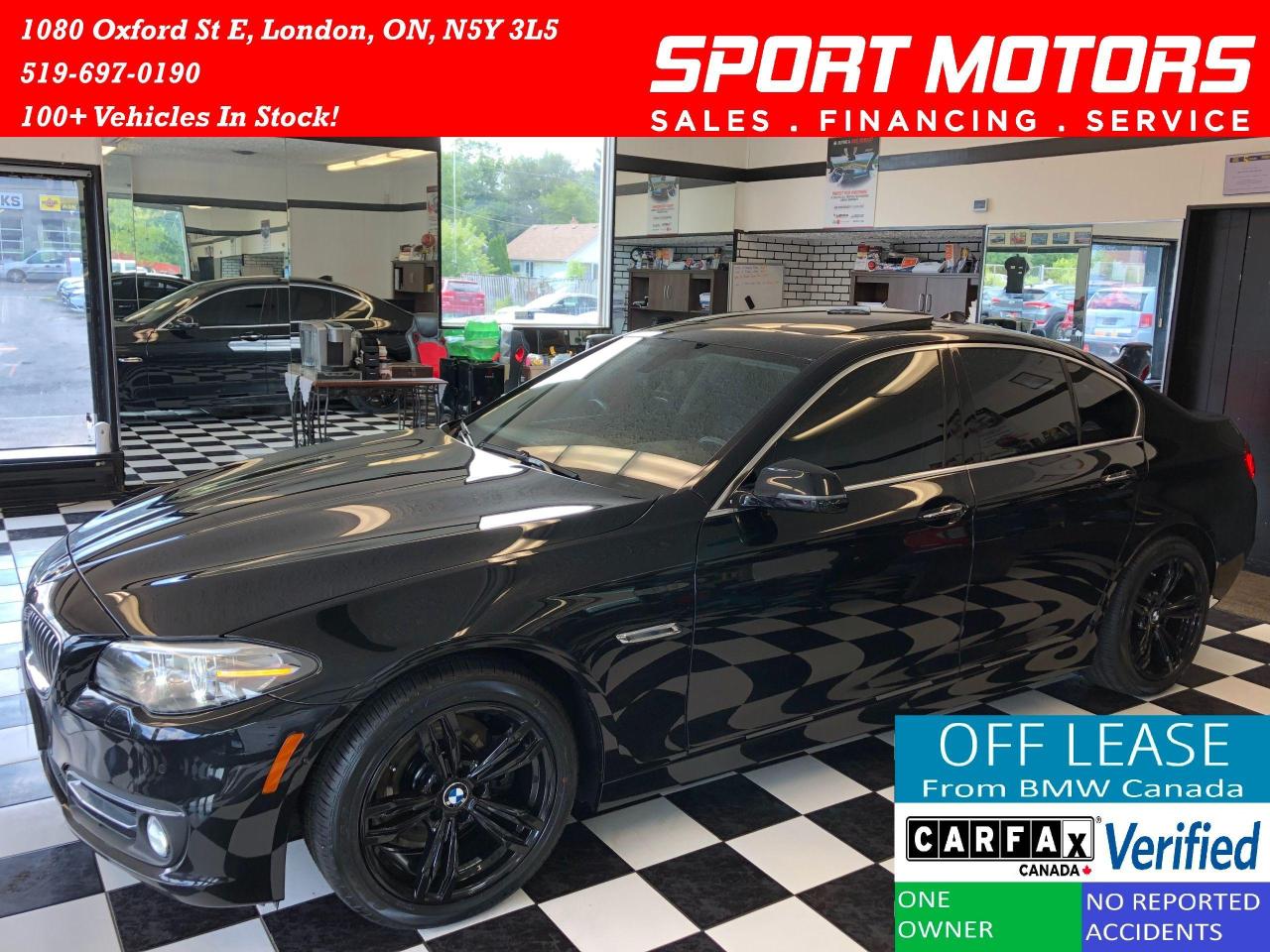 Used 2015 BMW 5 Series 528i xDrive+GPS+Camera+Roof+CLEAN CARFAX for sale in London, ON