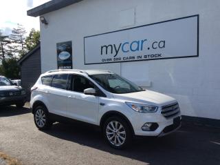 Used 2018 Ford Escape Titanium LEATHER. NAV. HEATED SEATS. BACKUP CAM. BLUETOOTH for sale in Kingston, ON