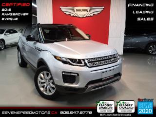 Used 2016 Land Rover Evoque SE I ACCIDENT FREE I CERTIFIED I FINANCE for sale in Oakville, ON