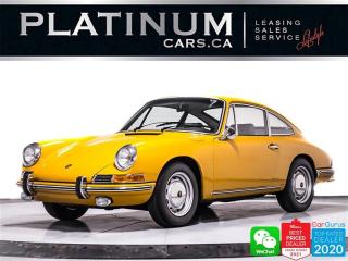 Used 1968 Porsche 911 2.0L, FULLY RESTORED, RARE BAHAMA YELLOW COLOUR for sale in Toronto, ON