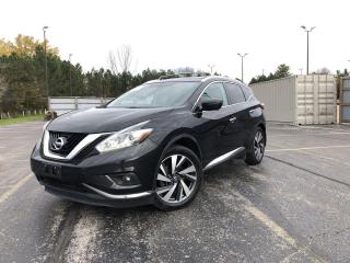 Used 2016 Nissan Murano Platinum AWD for sale in Cayuga, ON
