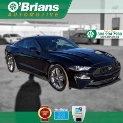 Used 2020 Ford Mustang EcoBoost w/Command Start, Navi, Backup Camera, Leather for sale in Saskatoon, SK