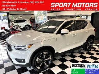 Used 2020 Volvo XC40 Momentum+Red Leather+Lane Keep+CLEAN CARFAX for sale in London, ON