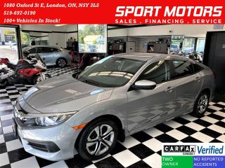 Used 2017 Honda Civic LX+ApplePlay+Camera+Heated Seats+ACCIDENT FREE for sale in London, ON