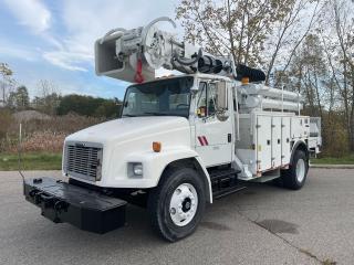 <p><strong>VERY UNIQUE FIND- ALTEC DIGGER BUCKET- THIS TRUCK DOES IT ALL</strong>- Excellent Condition 2003 Freightliner FL80 with Pre-Emission CAT 3126 Diesel and Allison Automatic. Apparatus is a rear-mounted <strong>Altec D945TC 47 Digger (14) with 52 Single Man Bucket</strong>. Truck has ALL options available including Pole Claw, Upper and Lower Controls, Winch and Inverter. Truck runs, drives and operates perfect. Selling Confidently Certified and E-Tested.</p><p><strong>GVWR- 36200 lbs  /  13200 lbs Front  /  23000 lbs Rear</strong></p><p><strong>No extra fees, plus HST and plates only.</strong></p><p>Jeff Stewart- 9053082384 (cell/text)<br />Joe Domotor- 5197550400 (cell/text)</p><p><strong>We do have Financing Programs Available OAC and would be happy further discuss those options over the Phone, Text or Email.</strong></p><p>Email- jdomotor@live.ca<br />Website- www.jdomotor.ca</p><p>Please be Mindful that we are a Two (2) Man Crew and function off <span style=text-decoration: underline;>Appointment Only</span>.</p><p>You must Call, Text or Message prior to coming out. Phone Numbers are listed but Facebook sometimes Hides them.</p><p>Please Refrain from the <em>Is This Available</em> Auto-Message. Listings are taken down as soon as they are sold.</p><p><strong>1-430 Hardy Rd, Brantford, Ontario, Canada</strong></p>