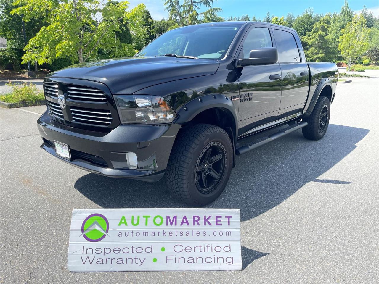 Used 2018 RAM 1500 EXPRESS, HEMI 5.7, 4X4, CREW, INSP, WARR, BCAA MEMBERSHIP! for sale in Surrey, BC