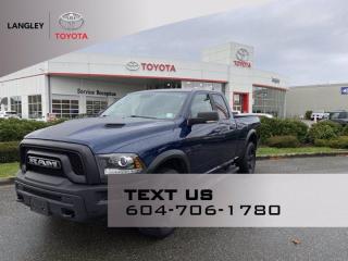 2019 RAM 1500 Warlock Hemi 5.7L V8, 395HP / 420 ft-lb torque, Power Steering, 4WD, 8-Speed Automatic, Driver Airbag, Passenger Airbag, 4 Wheel Disc Brakes, ABS, Traction Control, Stability Control, Back-Up Camera, Brake Assist, Rear Parking Aid, Tire Pressure Monitor, Cruise Control, Automatic Headlights, Auto-Dimming Rearview mirror, AM/FM, Satellite Radio, CD Player, MP3 Player, Steering Wheel-Audio Controls, Navigation System, Bluetooth, A/C, Climate Control, Heated Front Seats, Driver Adjustable Lumbar, Heated Steering Wheel, Power Windows, Power Door Locks, Keyless Entry, Power Driver Seat, Power Mirrors, Heated Mirrors, Remote Engine Start, Universal Garage Door Opener*Why Buy from Langley Toyota*We offer financing for Good Credit, Bad Credit, No Credit! We will find you a vehicle that works for your situation, guaranteed! Call (604) 530-3156 - Book a test drive today! Dealer #9497 * Visit Us Today * Come in for a quick visit at Langley Toyota, 20622 Langley Bypass, Langley, BC V3A 6K8*Stop By Today*Test drive this must-see, must-drive, must-own beauty today at Langley Toyota, 20622 Langley Bypass, Langley, BC V3A 6K8.