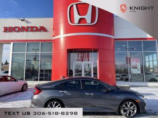 New 2019 Honda Civic Touring l Certified l Local Trade l Leather l Heated Seats for sale in Moose Jaw, SK