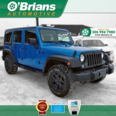 Used 2016 Jeep Wrangler Unlimited Sport - Accident Free! w/4x4, Cruise Control, A/C for sale in Saskatoon, SK