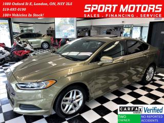 Used 2013 Ford Fusion SE+Bluetooth+Sunroof+Heated Seats+Cruise Control for sale in London, ON