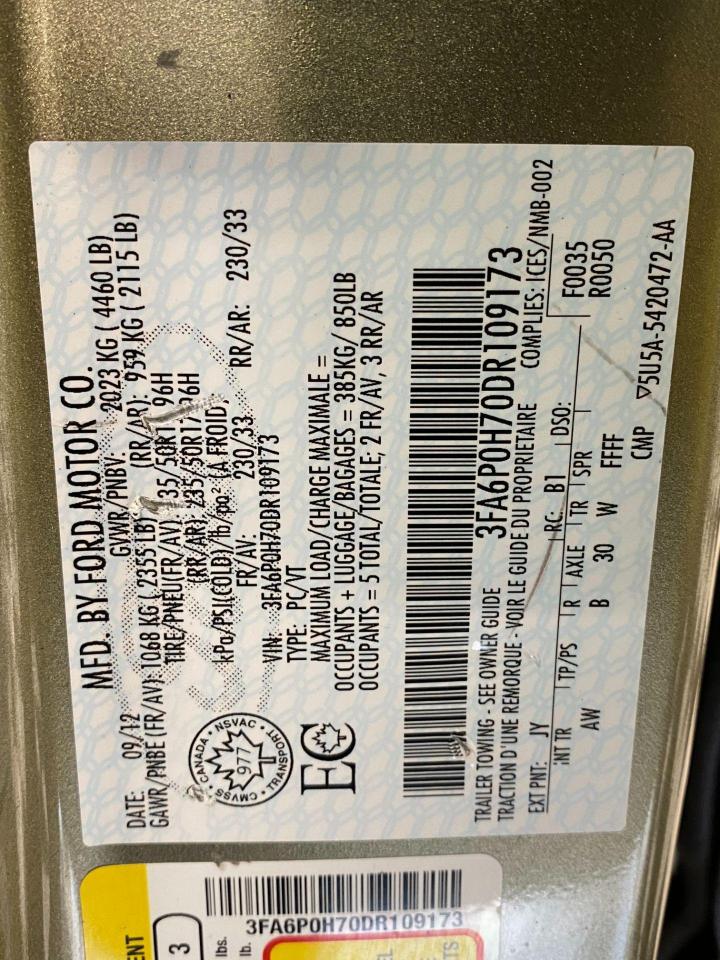 2013 Ford Fusion SE+Bluetooth+Sunroof+Heated Seats+Cruise Control - Photo #39