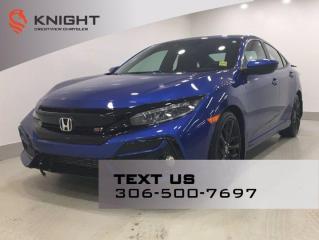 Used 2020 Honda Civic SI Sedan | Navigation | Sunroof | for sale in Regina, SK