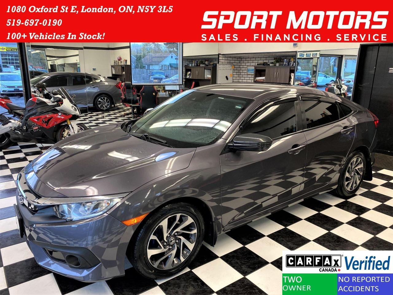 Used 2018 Honda Civic SE+Adaptive Cruise+LaneKeep+New Tires+CLEAN CARFAX for sale in London, ON