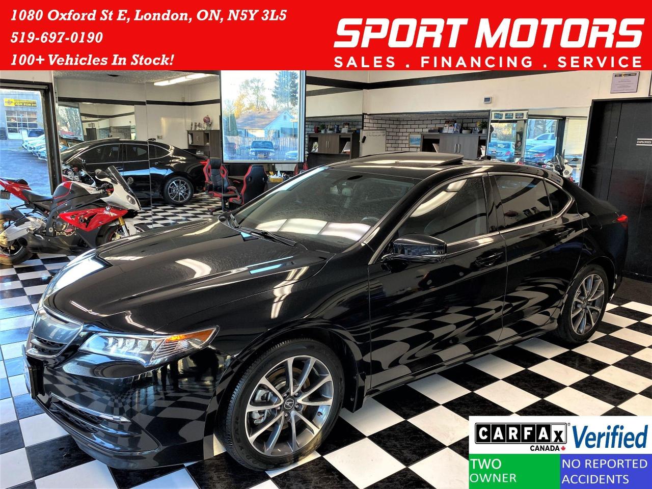 2017 Acura TLX V6 SH-AWD+Leather+Camera+Roof+CLEAN CARFAX