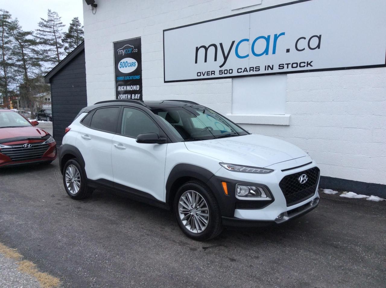 Used 2018 Hyundai KONA 2.0L Luxury LEATHER. SUNROOF. ALLOYS. HEATED SEATS. BACKUP CAM for sale in Richmond, ON