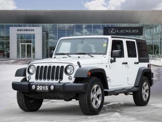 Used 2015 Jeep Wrangler Unlimited Sport 4WD | Premium Audio for sale in Winnipeg, MB