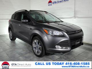 Used 2014 Ford Escape SE 4x4 Nav Panoroof Leather Cam Chrome Certified for sale in Toronto, ON
