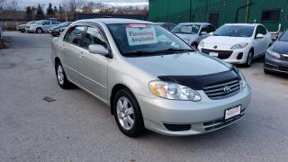 Used 2003 Toyota Corolla LE *EXTRA SET OF WINTER TIRES* for sale in Burlington, ON