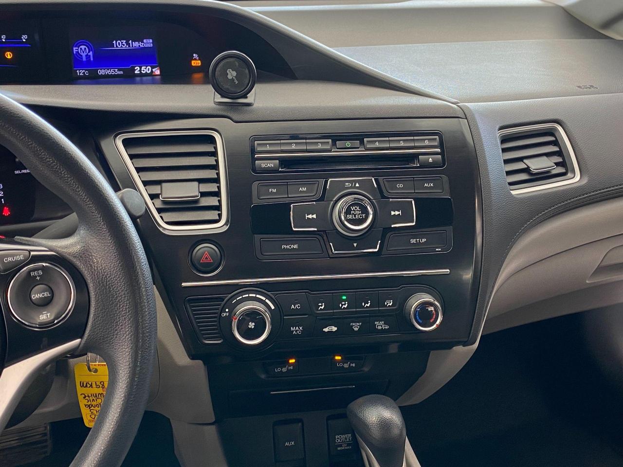 2013 Honda Civic LX+Bluetooth+Heated Seats+Cruise+A/C Photo74