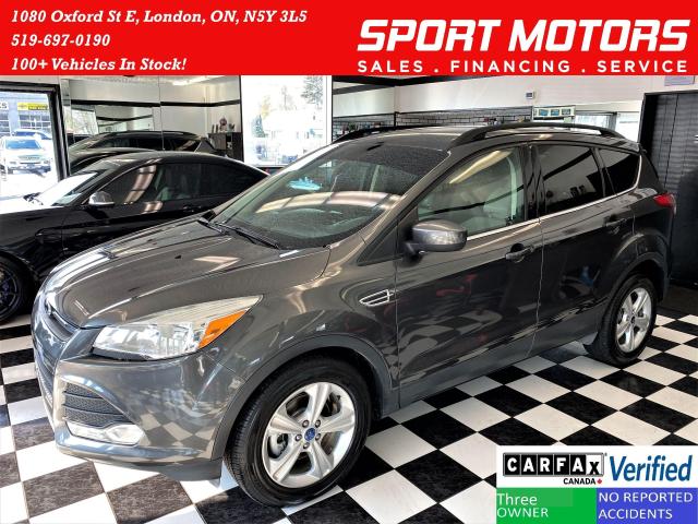 2015 Ford Escape SE+My FordTouch+Leather+Camera+Sensors+CLEANCARFAX