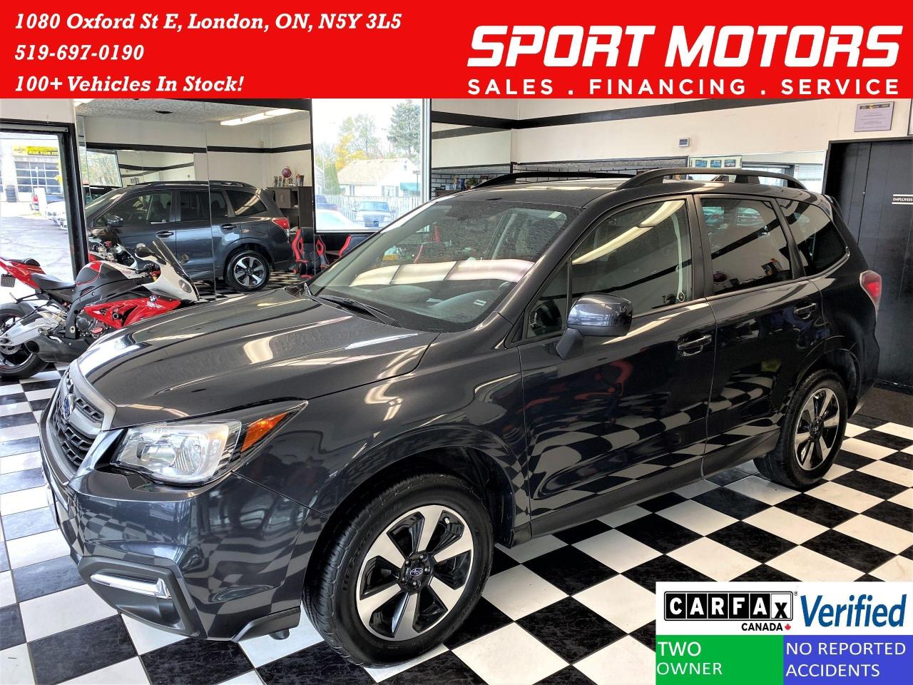 Used 2018 Subaru Forester Touring AWD+Camera+Roof+CELAN CARFAX for sale in London, ON