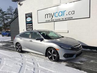 Used 2018 Honda Civic Touring LEATHER. NAV. BACKUP CAM. HEATED SEATS. ALLOYS. for sale in Richmond, ON