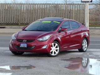 Used 2013 Hyundai Elantra LIMITED,NAVIGATION,BACKUP CAMERA,LEATHER,CERTIFIED for sale in Mississauga, ON