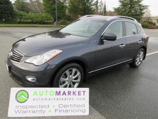 Used 2008 Infiniti EX35 EX35 4WD LUXURY WITH TECH, INSP, WARR, BCAA MBSHP, FINANCE! for sale in Langley, BC