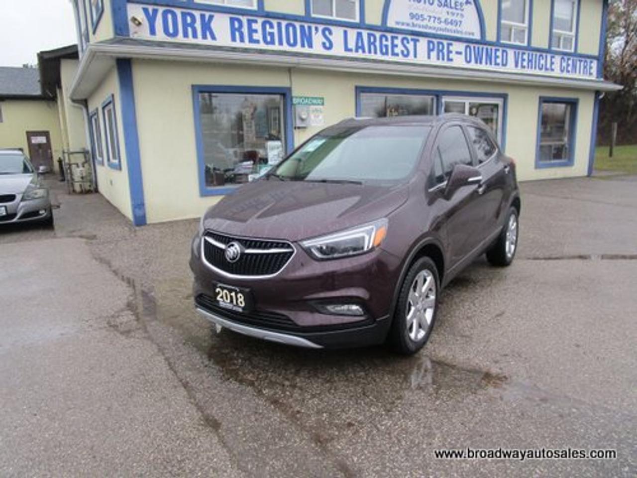 2018 Buick Encore ALL-WHEEL DRIVE PREMIUM-MODEL 5 PASSENGER 1.4L - TURBO.. NAVIGATION.. LEATHER.. HEATED SEATS.. BACK-UP CAMERA.. POWER SUNROOF.. Photo