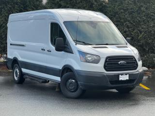 Used 2019 Ford Transit 250 LOCAL BC, 3.7L V6, SYNC, CRUISE, VINYL FLOOR COVERING, PARTITION, CLEAN for sale in Surrey, BC
