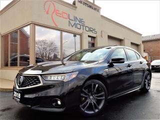 Used 2018 Acura TLX Tech A-Spec w/Red Leather for sale in Kitchener, ON