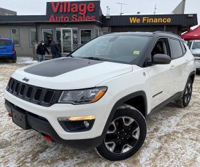 Used 2018 Jeep Compass Trailhawk NAVIGATION, 4X4, HEATED SEATS, HEATED STEERING WHEEL, BACKUP CAMERA, BLUETOOTH for sale in Saskatoon, SK