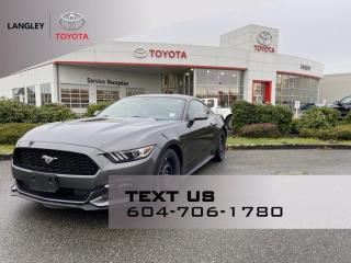 *Mustang V6, Regular Unleaded V-6, 300 hp @ 6500 rpm, 280 ft-lb @ 4000 rpm, Power Steering,**Rear-Wheel Drive, 6-Speed Manual, Brake ABS System, Traction Control, Stability Control, Back-Up Camera, Brake Assist, Rear Parking Aid, Tire Pressure Monitor, Cruise Control, Automatic Headlights, HID headlights, Auto-Dimming Rearview Mirror, AM/FM Stereo, Auxiliary Audio Input, Steering Wheel-Audio Controls, Smart Device Integration, Bluetooth Connection, Air Conditioning, Driver Adjustable Lumbar, Power Windows, Keyless Entry, Keyless Start, Power Driver Seat, Power Mirror(s),Variable Speed Intermittent Wipers, Passenger Capacity, Security System, Engine Immobilizer, Wheels-Locks.*This is great. The interior is very good with soft materials where you want them and the seats are very supportive and comfortable. Impressive implementation of the instrumentation. I am sad that this is the last year for the V6 as it is a great engine and is a fantastic performer. I found the 4cyl loud under load and at times clumsy on the test drive and I feel Ford is making a big mistake removing the V6 from the engine lineup. Overall, I have a big smile on my face and am enjoying the ride. - customer review