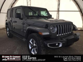 Used 2019 Jeep Wrangler Unlimited Sahara TRAILER TOW GROUP, SAFETY TEC GROUP, NAVIGATION, REMOTE PROXIMITY ENTRY for sale in Ottawa, ON