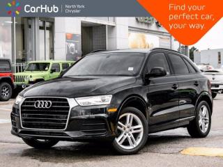Used 2017 Audi Q3 Komfort Heated Seats Panoramic Roof Bluetooth SXM Cruise A/C for sale in Thornhill, ON