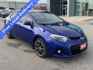 Used 2015 Toyota Corolla S, Sunroof, Leather, Navigation, Reverse Camera, Keyless Entry & Much More! for sale in Guelph, ON