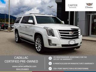 Used 2018 Cadillac Escalade ESV Premium Luxury DVD PKG - NAVIGATION - MOONROOF for sale in North Vancouver, BC