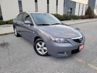 Used 2008 Mazda MAZDA3 GS,ALLOY WHEELS,AUX,CERTIFIED for sale in Mississauga, ON