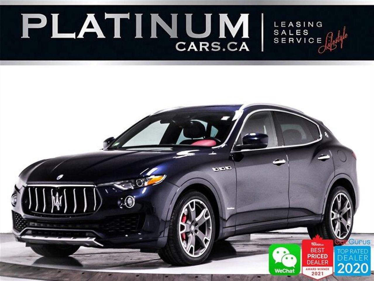 Used 2018 Maserati Levante S GranLusso, 424HP, ZEGNA SILK, PANO, BUCKET SEATS for sale in Toronto, ON