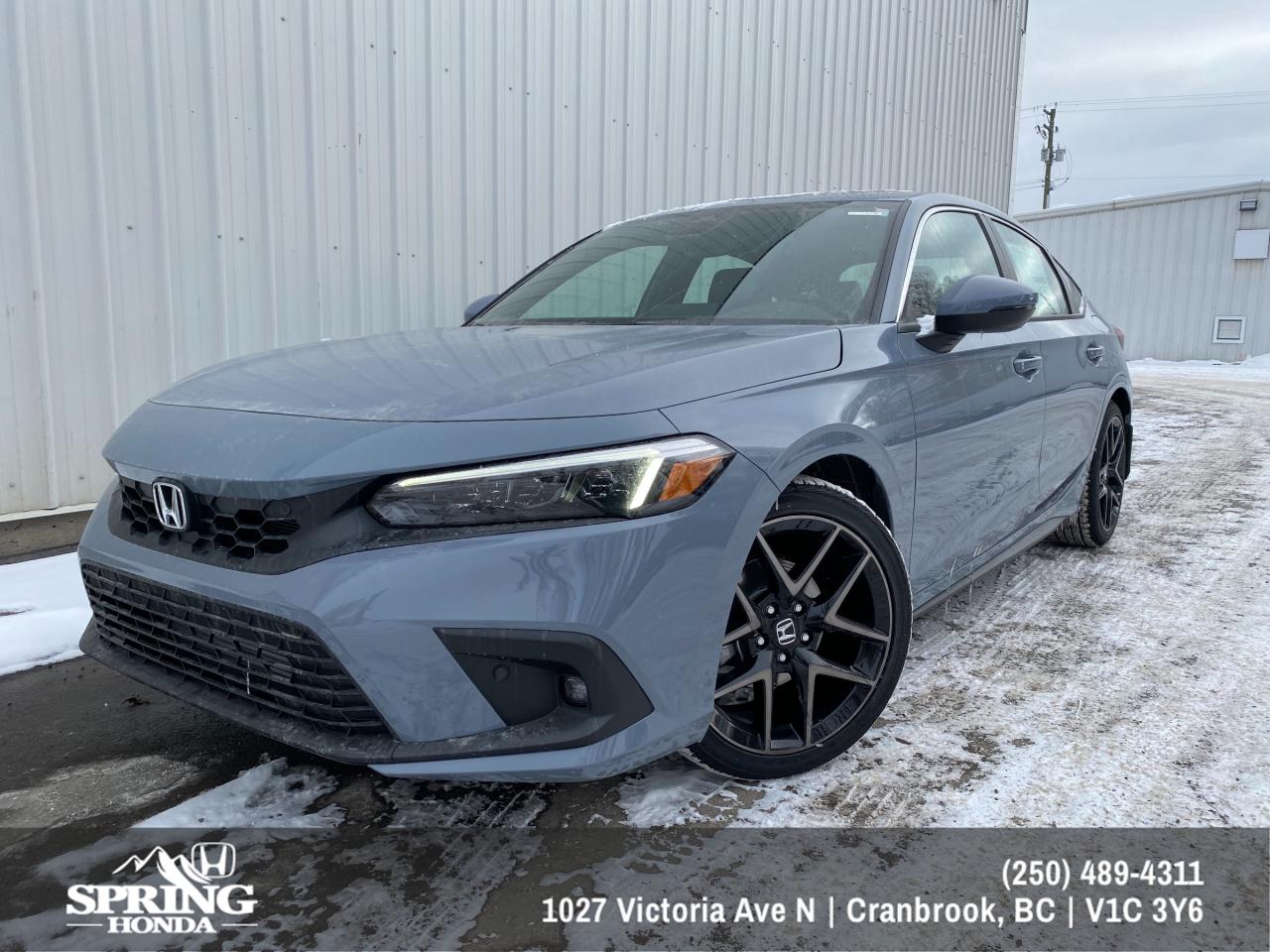 Used 2022 Honda Civic Sport Touring NO ACCIDENTS REPORTED, EXTENDED WARRANTY, LOW MILEAGE, GREAT ON GAS for sale in Cranbrook, BC