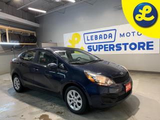Used 2015 Kia Rio Heated Cloth Seats * Hands Free Calling * Active Eco Mode * Automatic/Manual Mode * Cruise Control * Steering Wheel Controls *  AM/FM/SXM/USB/Aux/Blue for sale in Cambridge, ON