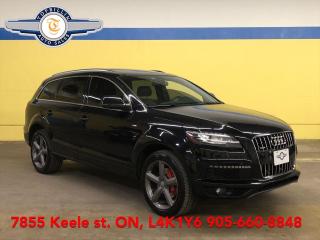 Used 2015 Audi Q7 3.0T S-Line, Navi, 7 Pass, Fully Loaded... for sale in Vaughan, ON