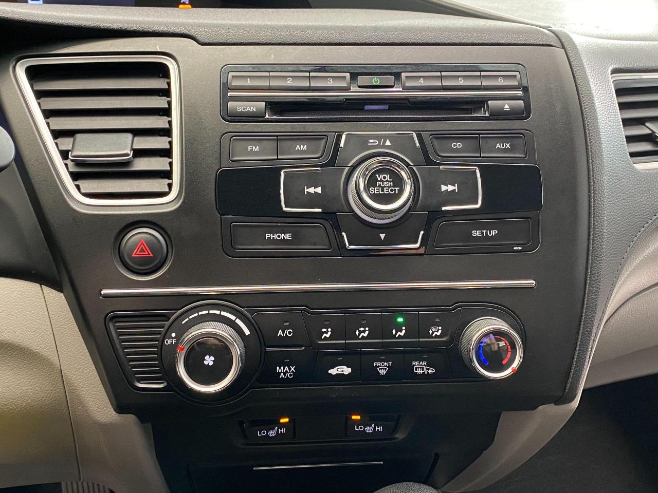 2015 Honda Civic LX+Bluetooth+Heated Seats+Camera+A/C - Photo #9
