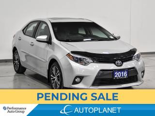 Used 2016 Toyota Corolla LE, Back Up Cam, Sunroof, Bluetooth, Clean Carfax! for sale in Clarington, ON